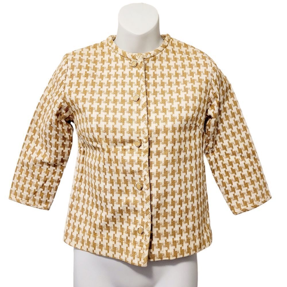 2/$20 Vintage 90s Top Fashion Buttons Down Blazer Size: XS